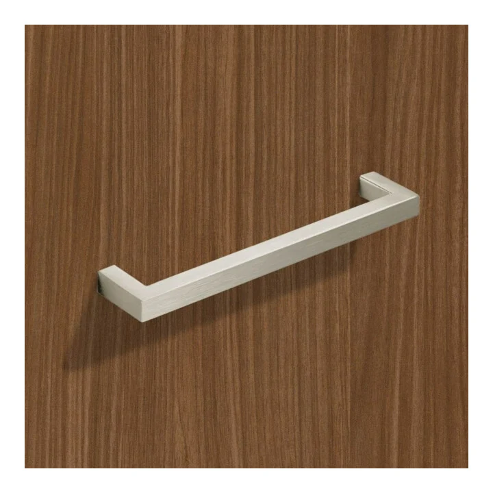 17x B-Ware HETTICH Möbelgriff Griff Anzio Edelstahl 192 mm Knauf gebürstet 202 mm 17 STÜCK