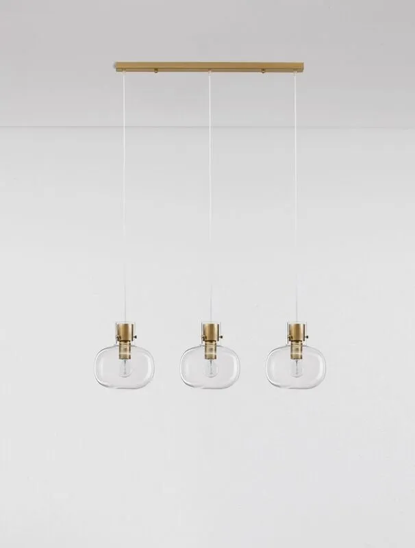 B-Ware Nova Luce Pendelleuchte Hängeleuchte CINZIA E27 LED Gold Lampe SIEHE TEXT/FOTO