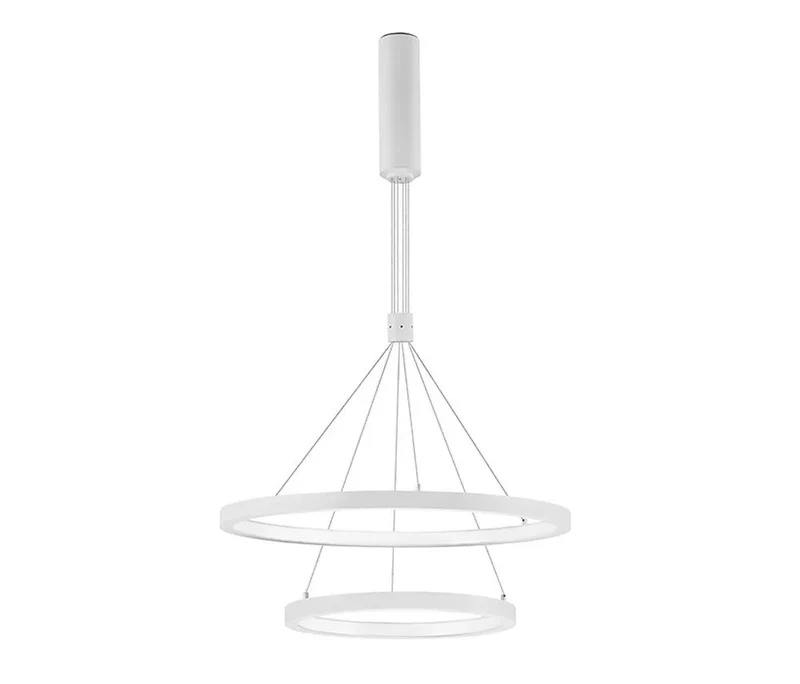 B-Ware Nova Luce Pendelleuchte Hängelampe LED Empatia Weiß 60 cm Lampe SIEHE TEXT/FOTO