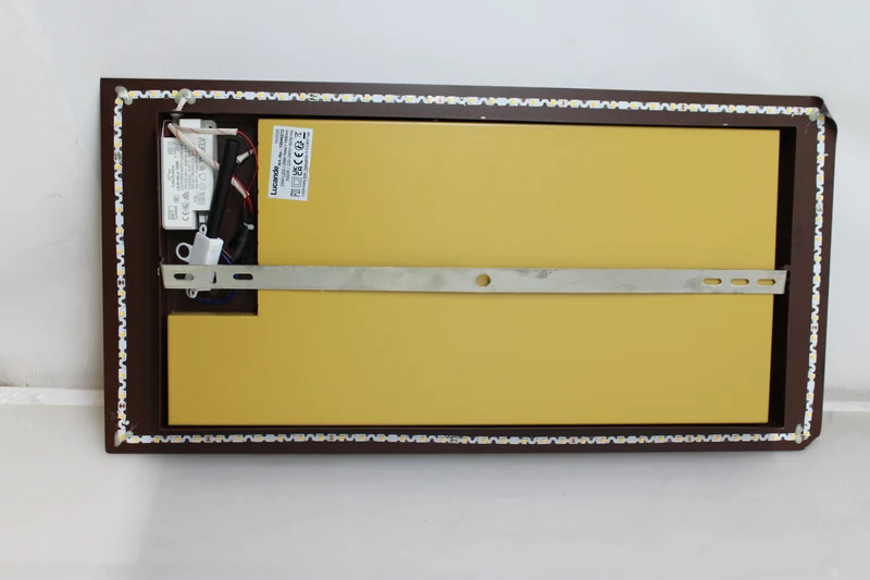 B-Ware Lucande Wandleuchte Wandlampe LED Metall rost gold Weltkarte SIEHE TEXT/FOTO