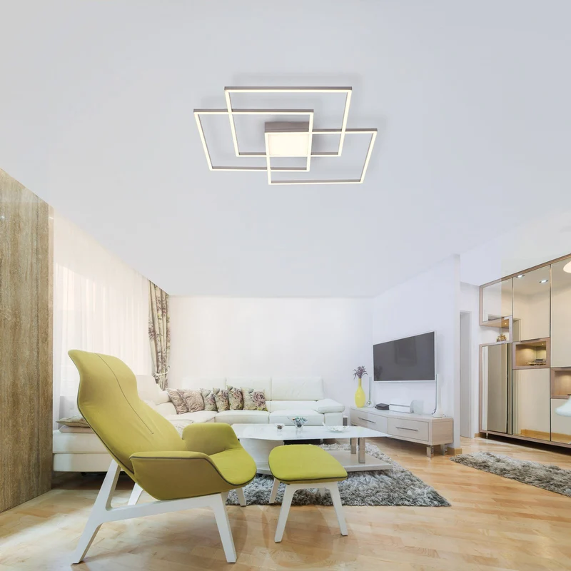 B-Ware Leuchten Direkt LED-Deckenlampe Lampe Leuchte Deckenleuchte Asmin CCT Quadrate