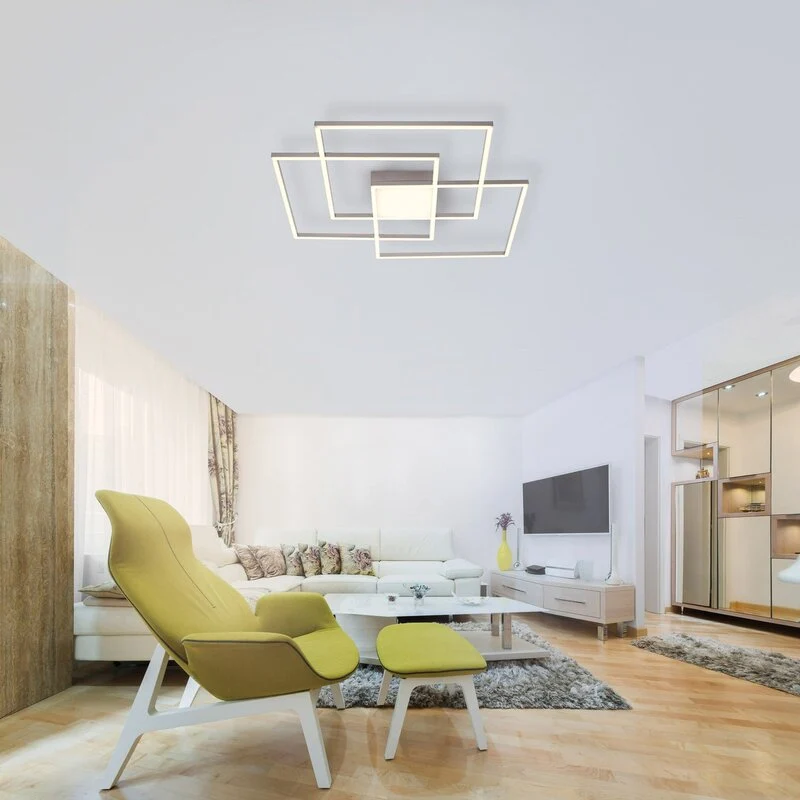 B-Ware Leuchten Direkt LED-Deckenlampe Lampe Leuchte Deckenleuchte Asmin CCT Quadrate