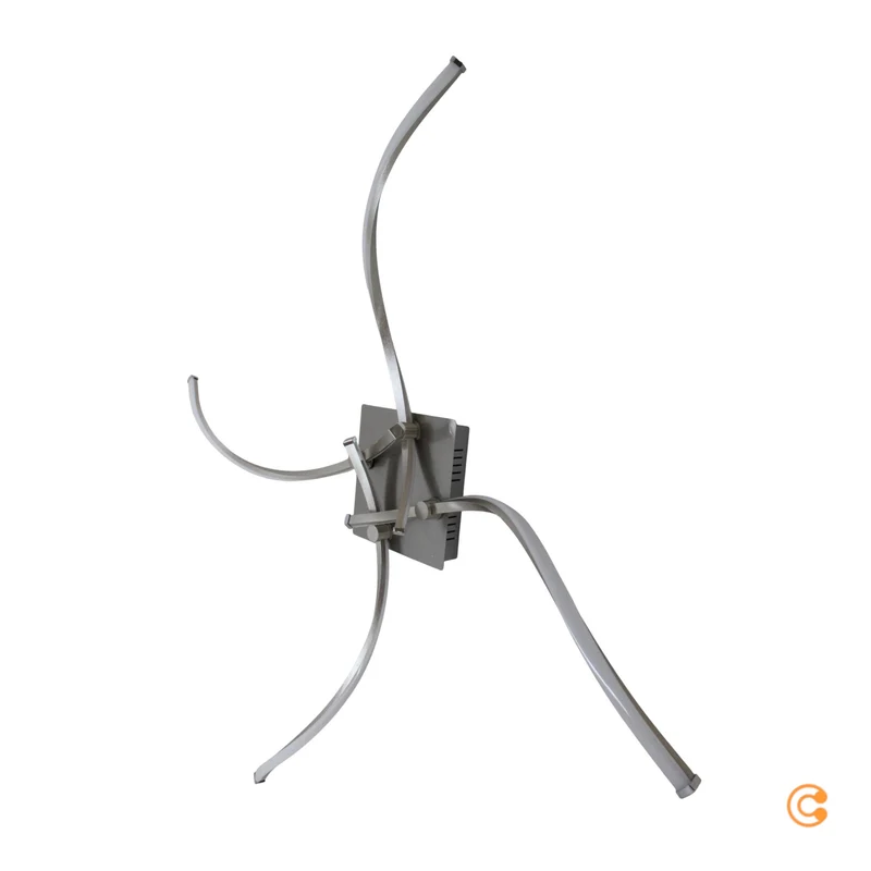 B-Ware Paul Neuhaus Deckenleuchte Lampe LED Polina silber dimmbar Memoryfunktion Stahl