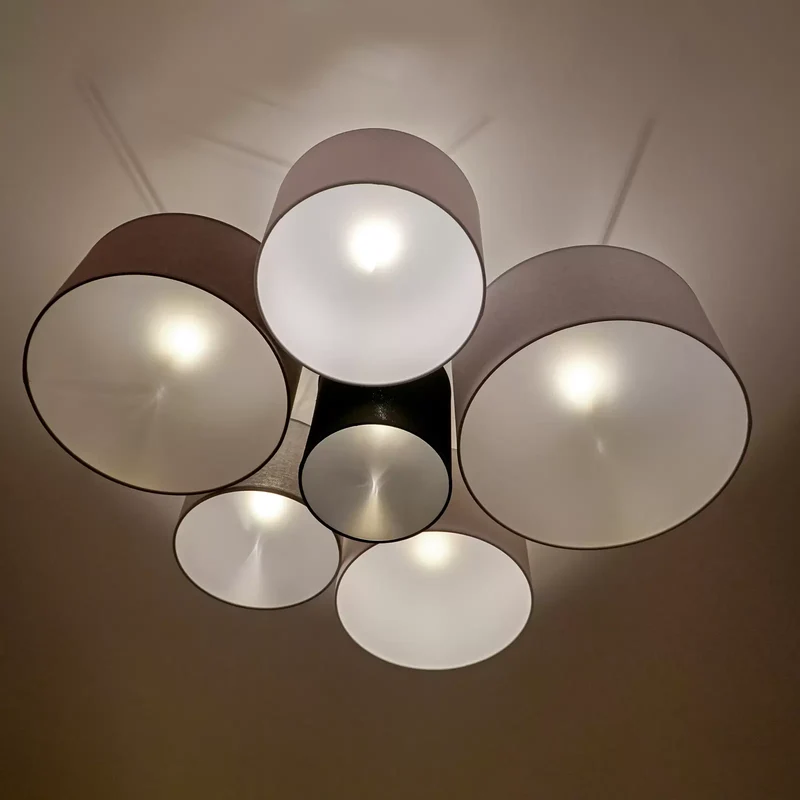 B-Ware Euluna Lodge Deckenleuchte 6-flg.multicolour Deckenlampe Lampe Spot SIEHE TEXT
