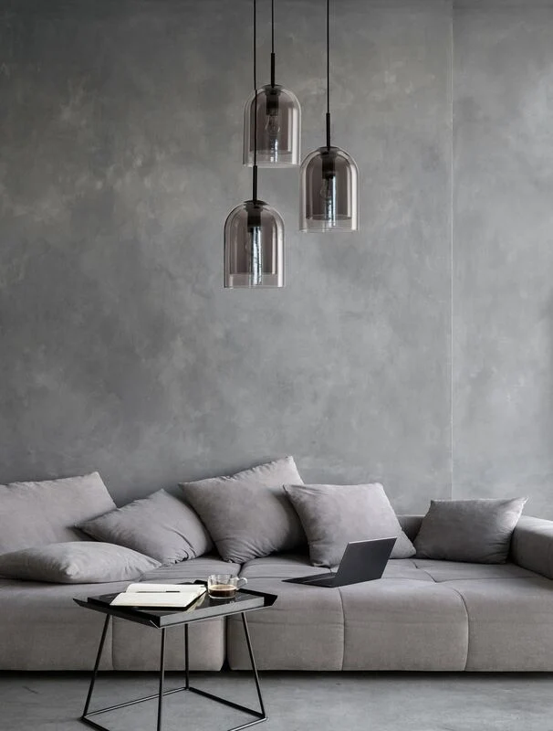 B-Ware Nova Luce Pendelleuchte Hängeleuchte VELOR E27 Schwarz dimmbar SIEHE TEXT/FOTO