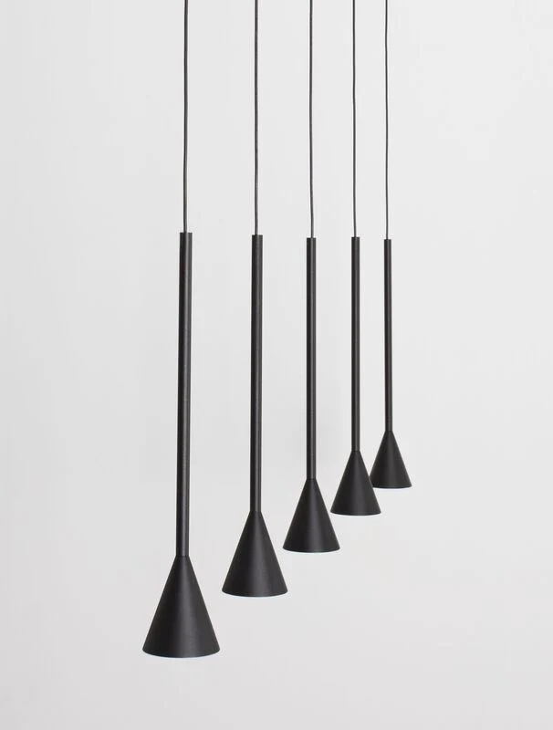 B-Ware Nova Luce Pendelleuchte Hängeleuchte NET LED Schwarz Dimmbar 110cm SIEHE TEXT