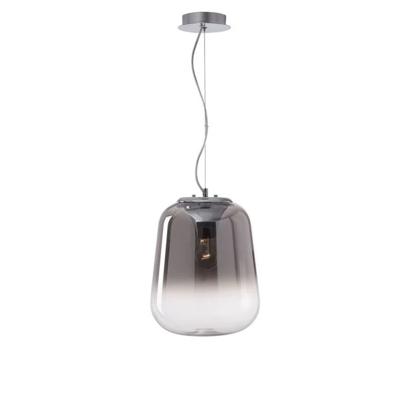 B-Ware NOVA LUCE Pendelleuchte Hängelampe OLIVERIO Chrom Aluminium LED SIEHE TEXT/FOTO