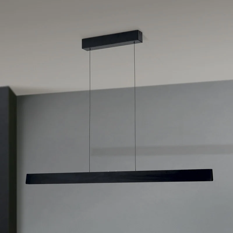 B-Ware Tara Hängeleuchte Pendelleuchte LED Lampe schwarz Dimmer Alu Stahl Wohnzimmer151