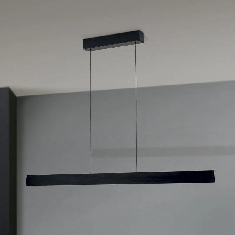 B-Ware Tara Hängeleuchte Pendelleuchte LED Lampe schwarz Dimmer Alu Stahl Wohnzimmer151