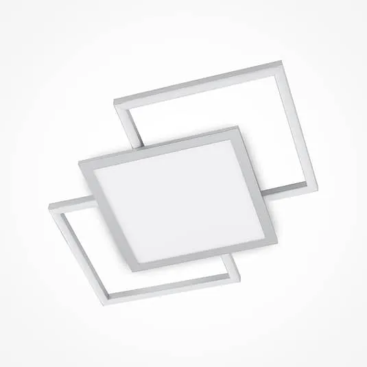 B-Ware Lucande Ciaran LED-Deckenlampe Hängelampe Küchenlampe Lampe Leuchte silber weiß