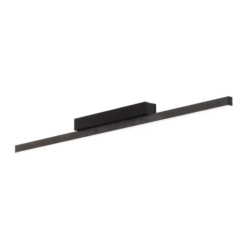 B-Ware Quitani LED-Deckenleuchte Lampe Zino Schiefer Leuchte grau dimmbar Aluminium