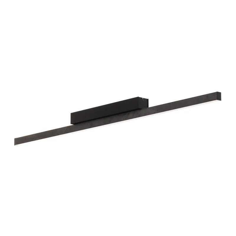 B-Ware Quitani LED-Deckenleuchte Lampe Zino Schiefer Leuchte grau dimmbar Aluminium