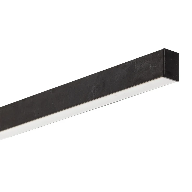 B-Ware Quitani LED-Deckenleuchte Lampe Zino Schiefer Leuchte grau dimmbar Aluminium