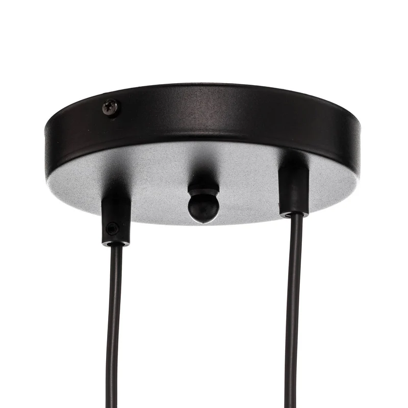 B-Ware EMIBIG LIGHTING Hängeleuchte Glassy Hängelampe 6-flammig schwarz klar Glas 11270