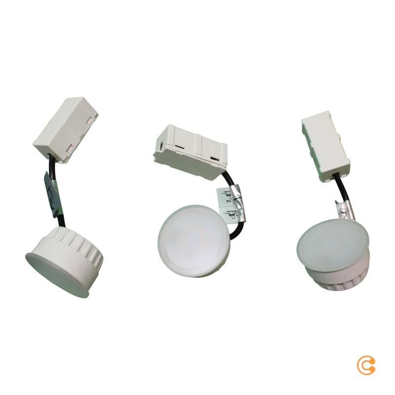 B-Ware Paulmann LED Einbauspot Deckenspot Spot Set 3er weiß Metall dimmbar Warmweiß