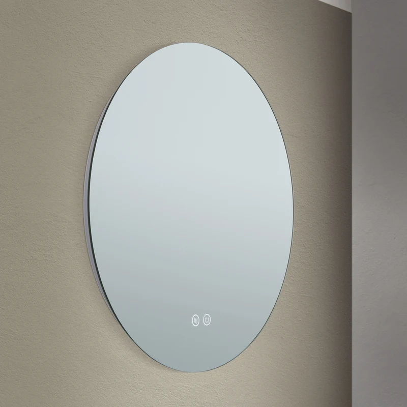 B-Ware Focus LED-Spiegel Wandspiegel Hängespiegel CCT Antibeschlag Touchdimmer