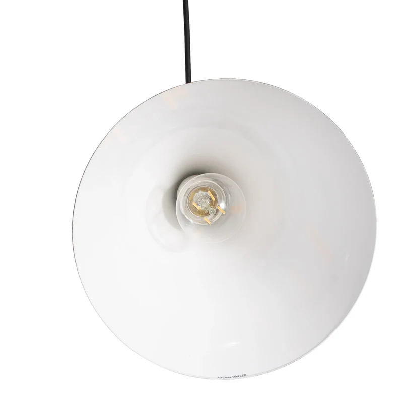 B-Ware Hängeleuchte Pendelleuchte Form Deckenlampe Metall Kegel Form E27 Ø24cm schwarz