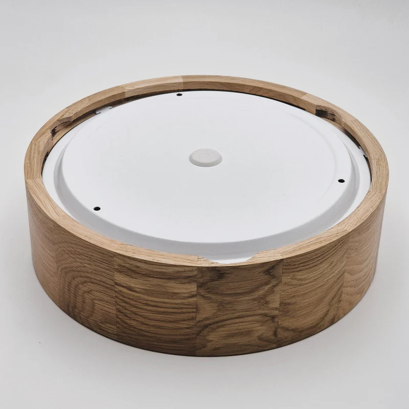 B-Ware Envostar Deckenleuchte Lampe Caspian Ø 27 cm IP54 eiche