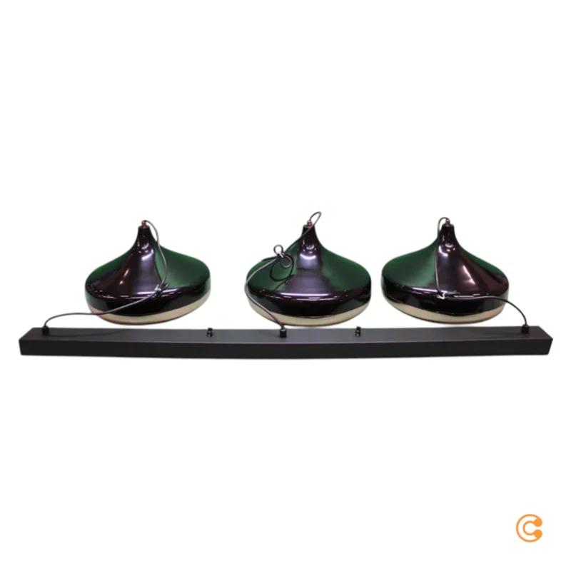 B-Ware Opviq Hängeleuchte Pendelleuchte Yildo schwarz Metall 146 cm SIEHE TEXT/FOTO