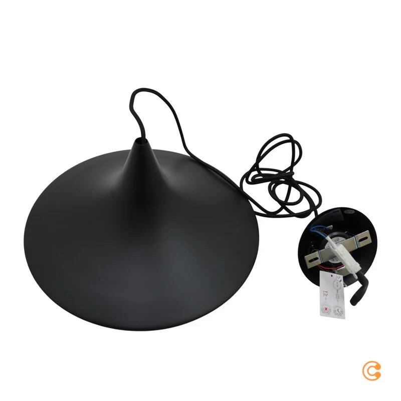 B-Ware Tom Dixon Beat Wide LED Hängeleuchte Pendelleuchte schwarz 3000 K Warmweiß