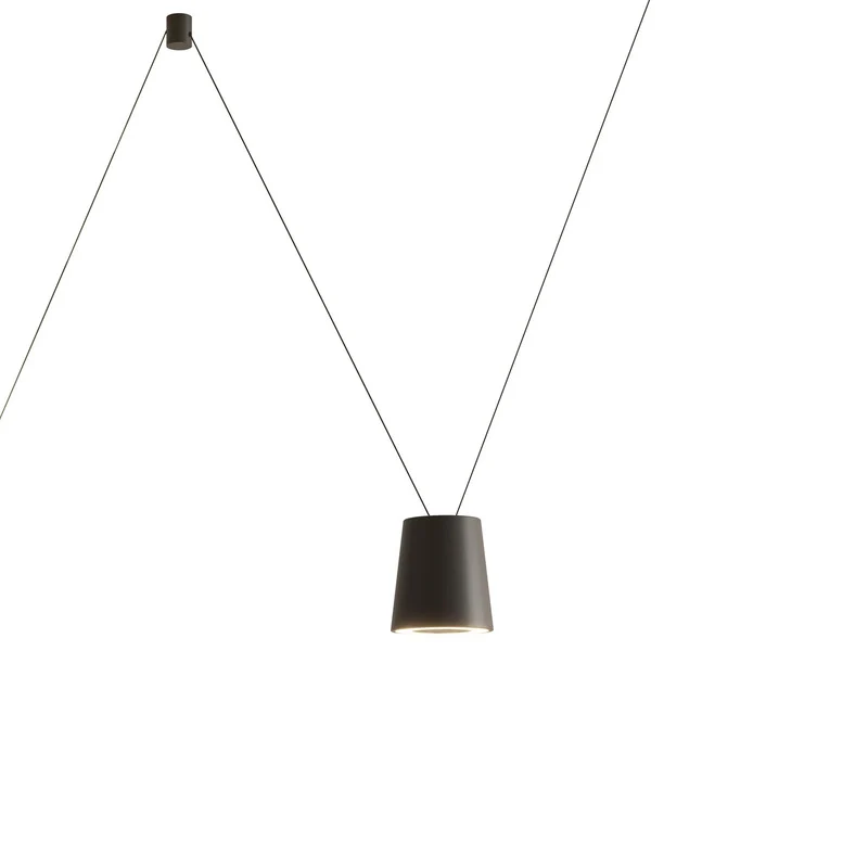 B-Ware Kdln Pendelleuchte Hängeleuchte LED Sling Leuchte schwarz Aluminium Designer654