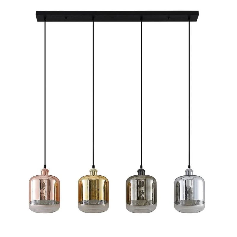 B-Ware Lindby Tallinn Hängeleuchte Hängelampe Deckenlampe Küchenlampe Lampe E27 4-flmg
