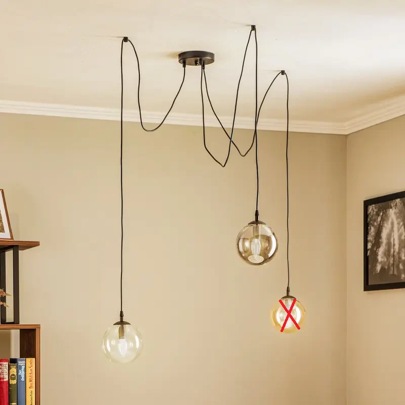 B-Ware EMIBIG LIGHTING Hängeleuchte Pendelleuchte Glassy transparent SIEHE TEXT/FOTO