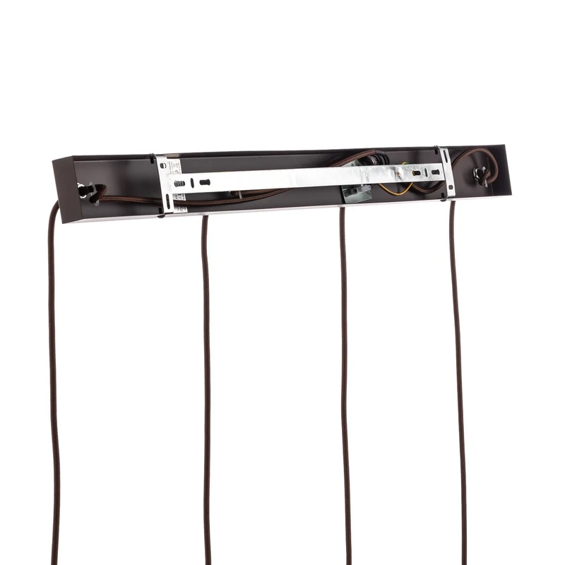 B-Ware Lindby Hängeleuchte Valentina Glas rund smoked Deckenlampe Deckenleuchte Spot550