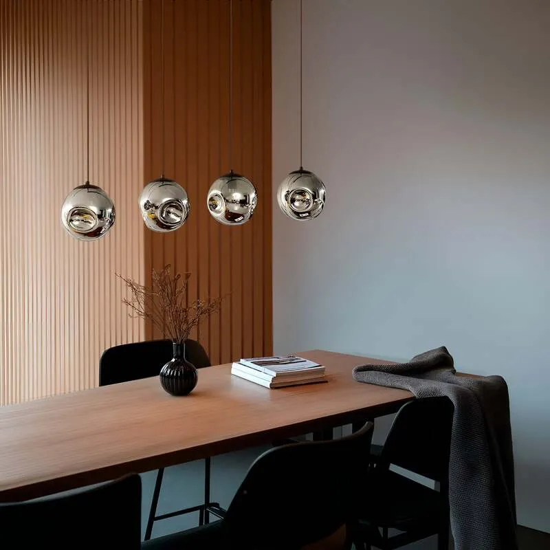 B-Ware Lindby Hängeleuchte Valentina Glas rund smoked Deckenlampe Deckenleuchte Spot550