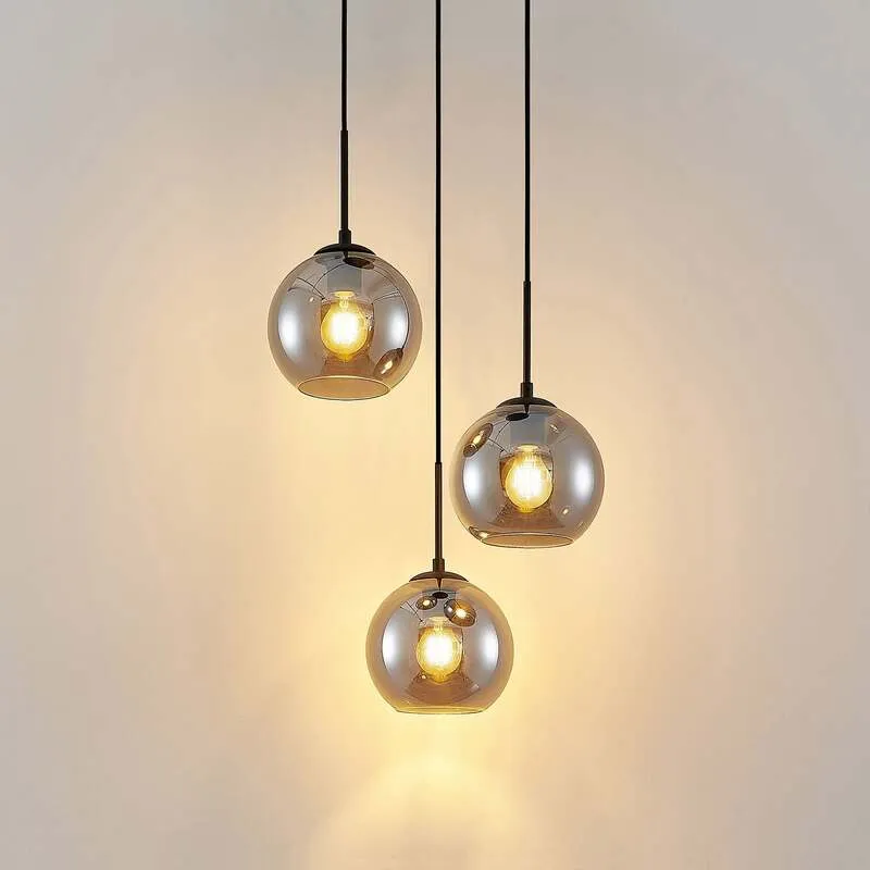 B-Ware Lindby Jurian Pendelleuchte Hängelampe Deckenlampe 3flg E27 SIEHE TEXT/FOTO