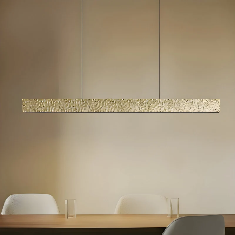 B-Ware Lucande LED Hängeleuchte Pendelleuchte Nivara gold Metall 117 cm