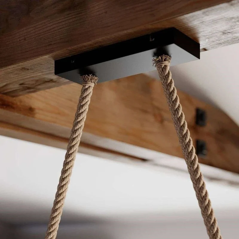 B-Ware Lucande Hängeleuchte Pendelleuchte Holzlampe E14 schwarz eiche 811