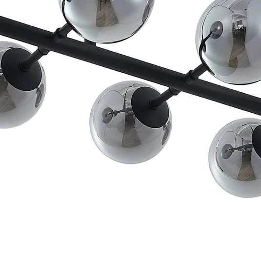 B-Ware Lindby Kiamo Hängeleuchte Hängelampe Pendellampe Pendelleuchte mit Glasschirmen