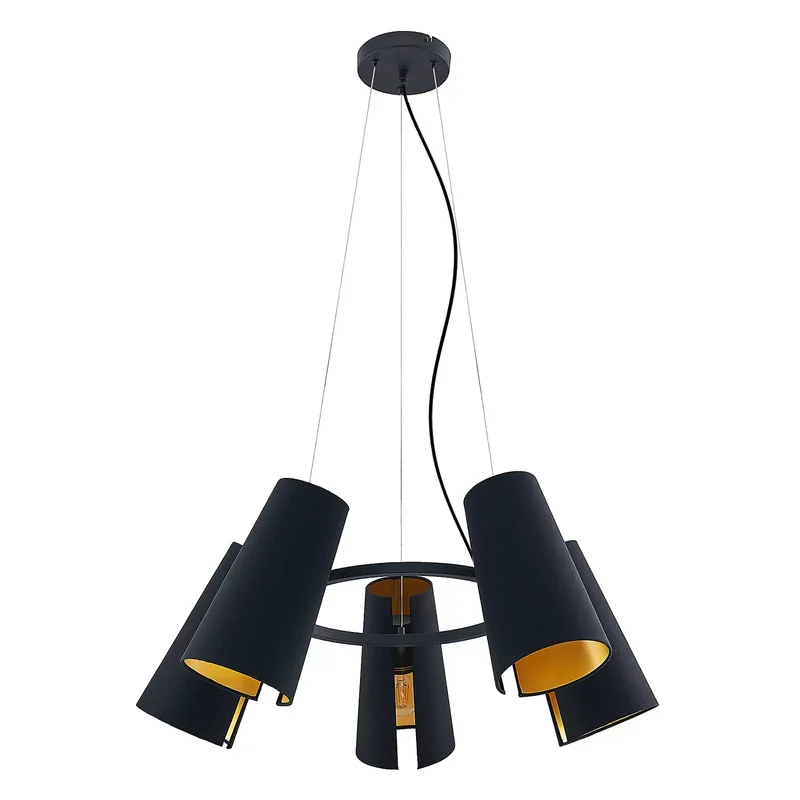 B-Ware Lucande Hängeleuchte Pendelleuchte Hängelampe Deckenleuchte schwarz LED Lampe