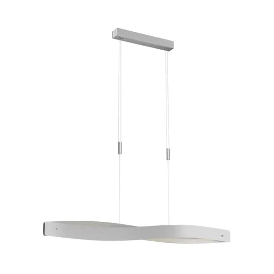 B-Ware Rothfels Lian LED-Hängeleuchte dimmbar alu matt Deckenlampe Pendelleuchte LED