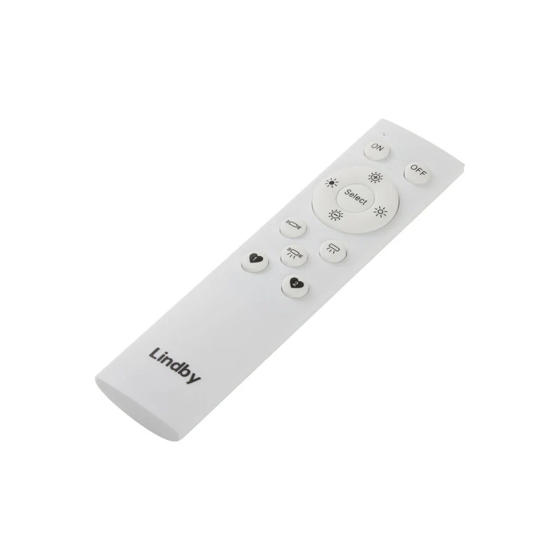 B-Ware Lindby Deckenleuchte Deckenlampe LED Rebeka rund weiss schwarz Acryl Metall