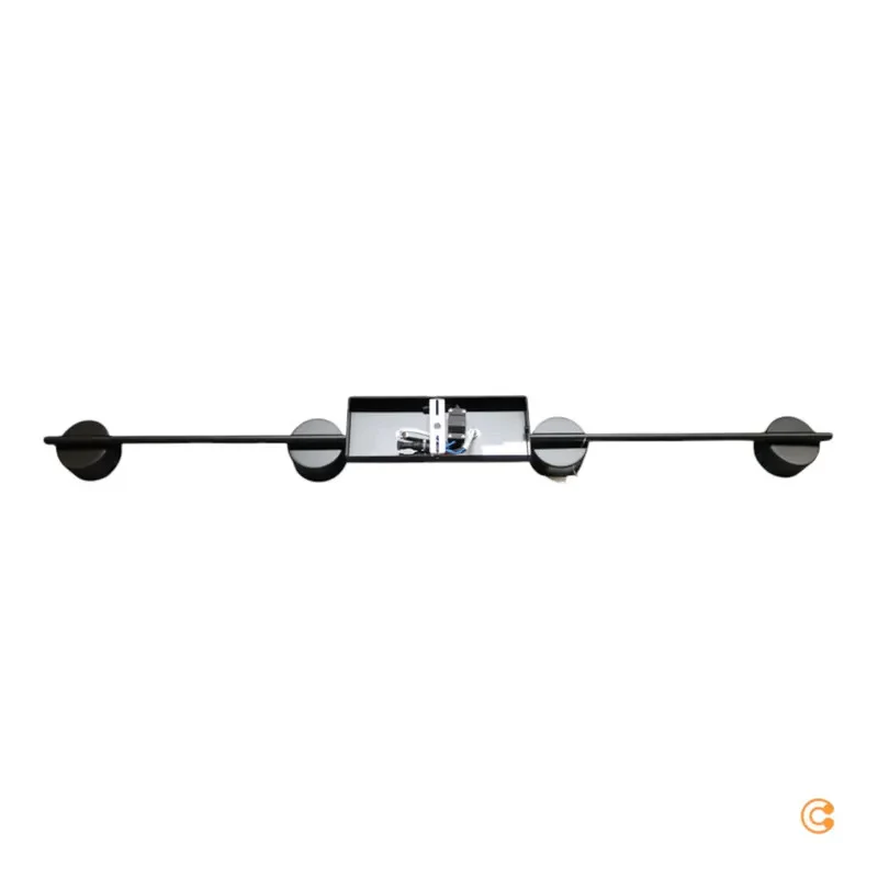 B-Ware Nordlux Deckenleuchte Lampe Clyde LED vierflammig dimmbar schwarz