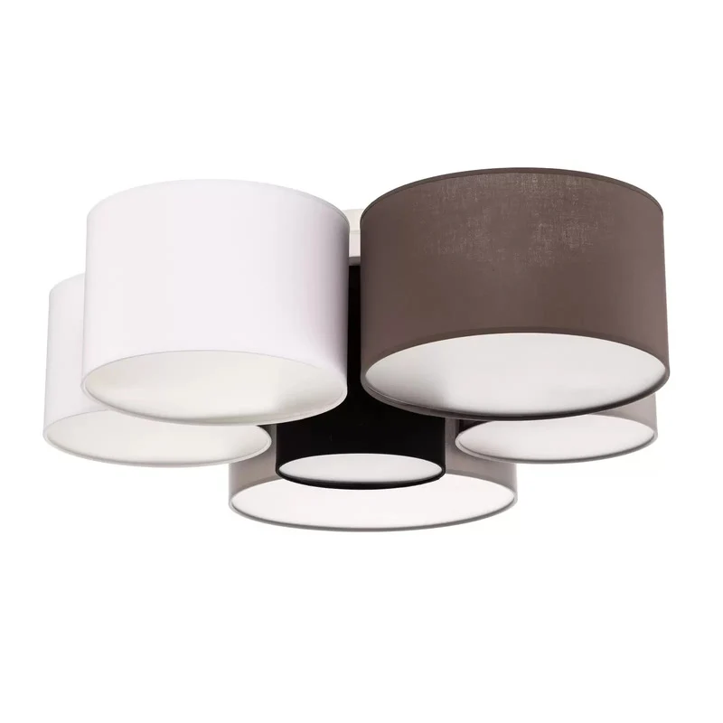 B-Ware Euluna Lodge Deckenleuchte 6-flg.multicolour Deckenlampe Lampe Leuchte Spot