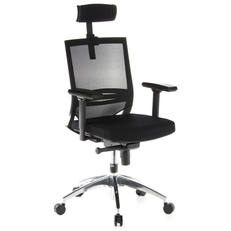 B-Ware hjh OFFICE Bürostuhl Chefsessel Stuhl Drehstuhl schwarz höhenverstellbar584