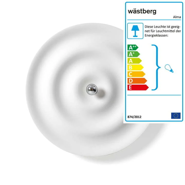 Wästberg Alma Wandleuchte Deckenleuchte Leuchte Beleuchtung weiß SIEHE TEXT/FOTO
