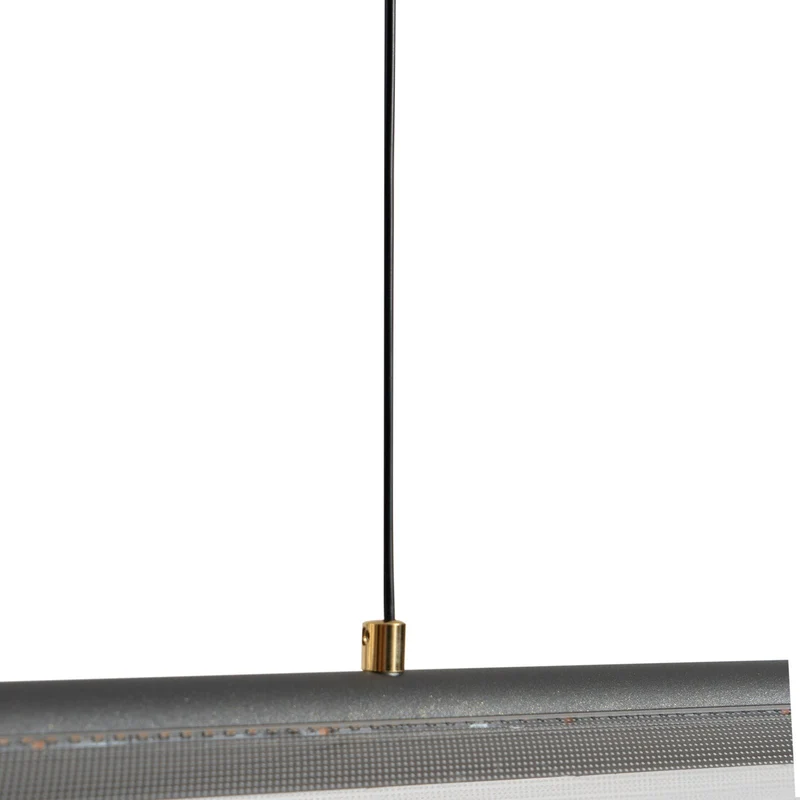 B-Ware Lucande Pendelleuchte Hängeleuchte LED transparent Acryl Metall Alania