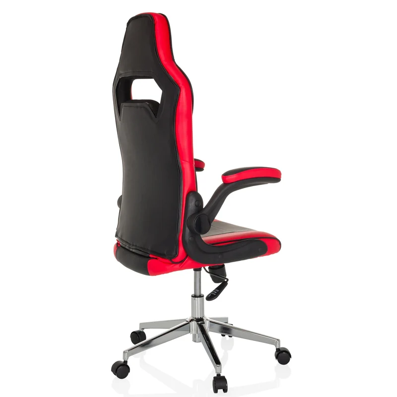 B-Ware MYBUERO Gamingstuhl Bürostuhl Game Sport Pro Kunstleder klappbare Armlehnen