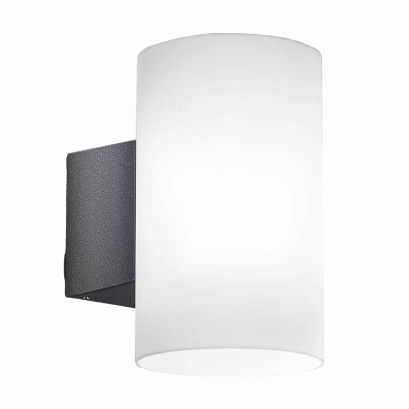 B-Ware AILATI Außenwandleuchte Wandlampe LED Bianca dunkelgrau Kunststoff