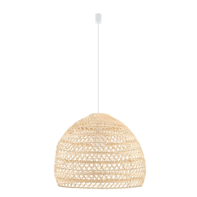 B-Ware Nowodvorski Hängeleuchte Pendelleuchte Lampe Rattan holz Stahl SIEHE TEXT/FOTO