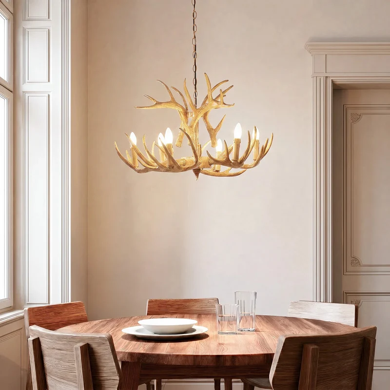 Lindby Fibi Hängeleuchte Pendelleuchte Deckenlampe Lampe Geweih SIEHE TEXT/FOTO