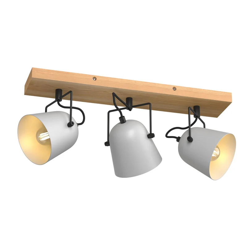 B-Ware Lindby Adalin Deckenlampe 3-fl. grau Deckenlicht Lampe Leuchte Deckenstrahler
