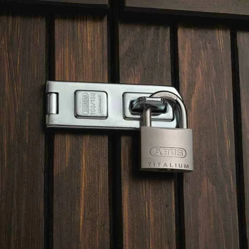 B-Ware ABUS Vorhangschloss Zylinderschloss 64TI/50 Titalium 50mm 2 Schlüssel 12 STÜCK