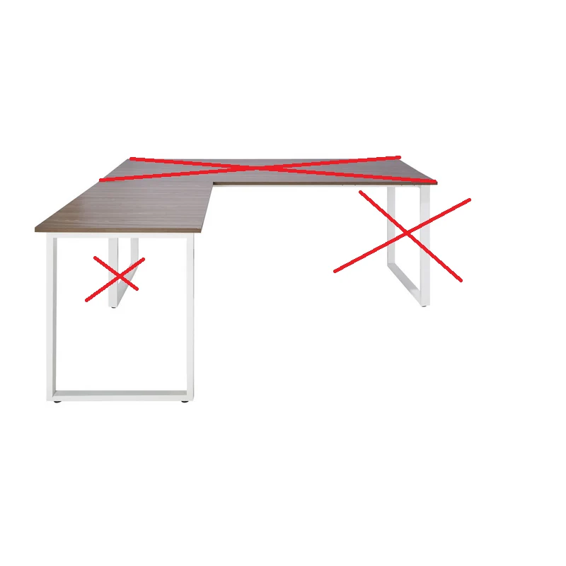 B-Ware hjh OFFICE Eckschreibtisch Schreibtisch WORKSPACE XL I 180x180cm SIEHE TEXT/FOTO