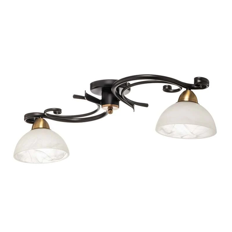 B-Ware Euluna Deckenlampe Flora Hängeleuchte Lampe 2 Glasschirme SIEHE TEXT/FOTO
