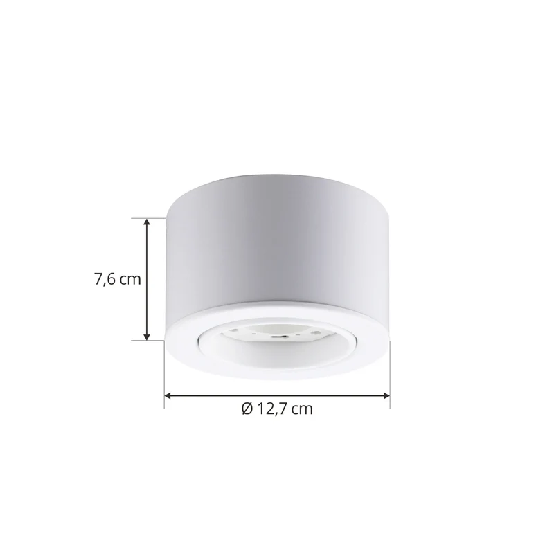 B-Ware Lindby Downlight Einbaustrahler LED Deckenlampe Leuchte Jyla weiß matt 2 STÜCK
